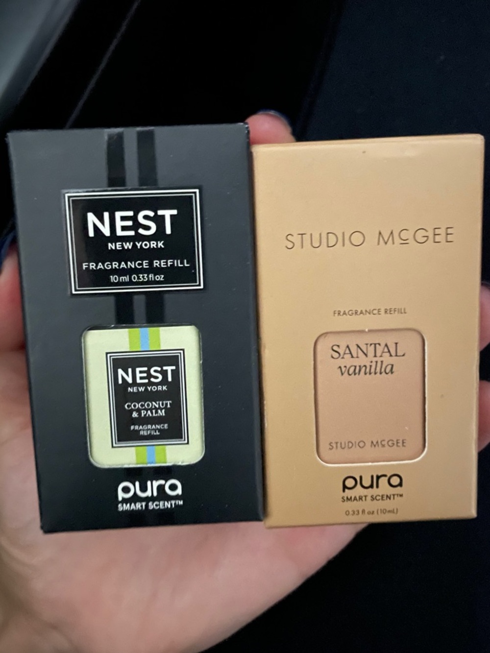 Two Pura Scents for diffuser wall plug in